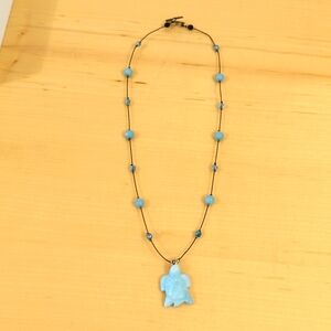Jade turtle necklace